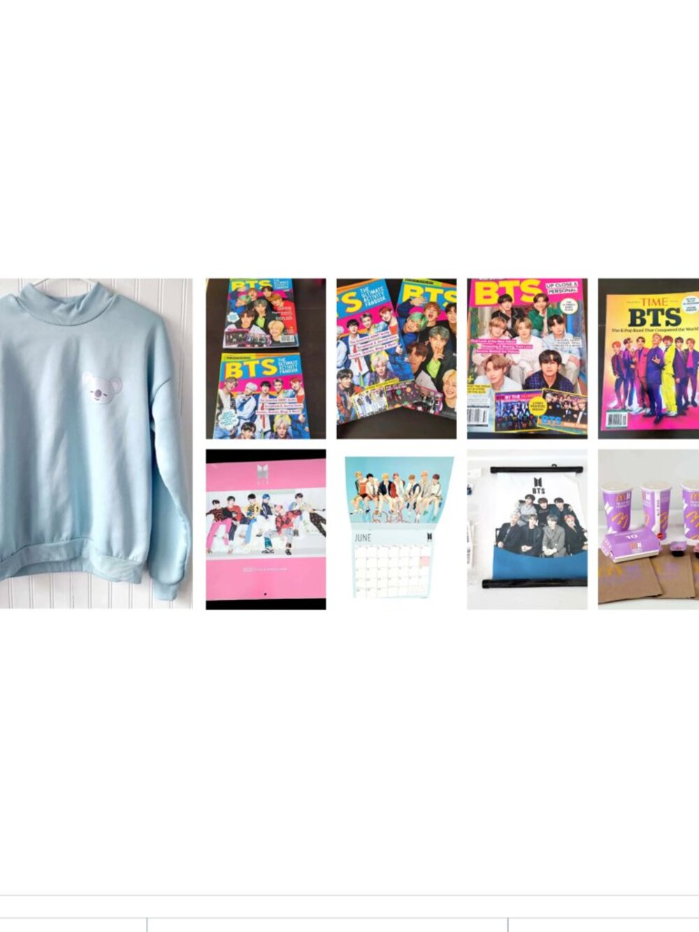 BTS MEGA BUNDLE Magazines Calendar Scroll & Collectibles With Extra Surprises
